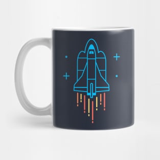 Cool Space Shuttle T-Shirt Mug